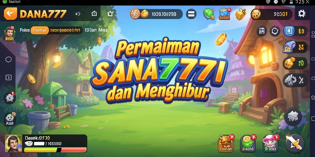 Gameplay DANA777 yang seru dan menyenangkan saat dimainkan.