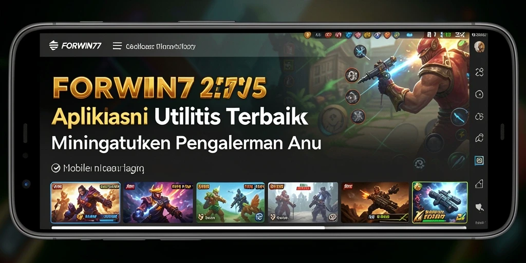 Tangkapan layar FORWIN77 menunjukkan fitur-fitur utilitas penting dengan antarmuka yang bersih.