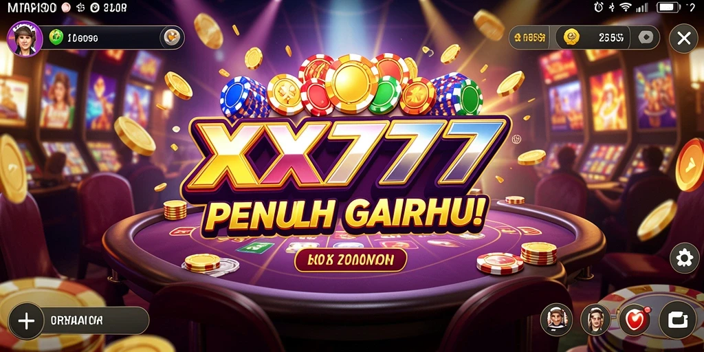Gameplay Kasino yang mendebarkan dan penuh warna di XXX777.