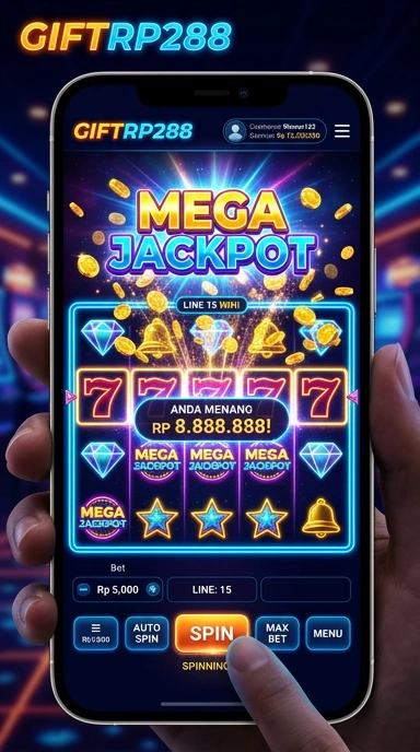 Pengguna yang puas sedang menikmati aplikasi di giftrp288.